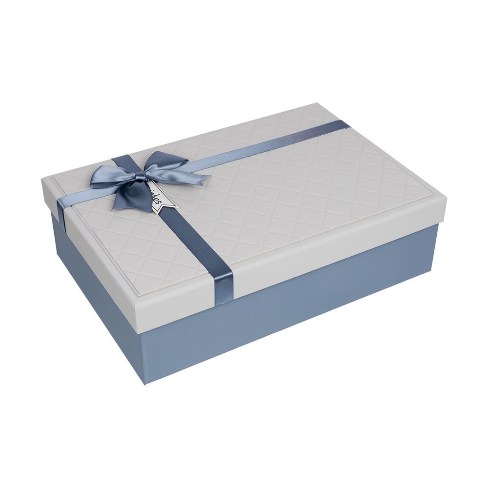 Набор подарочных коробок "3в1", 35х24х10 - 39х28х14 см, 02 синий, Stilerra YBOX-R43-3