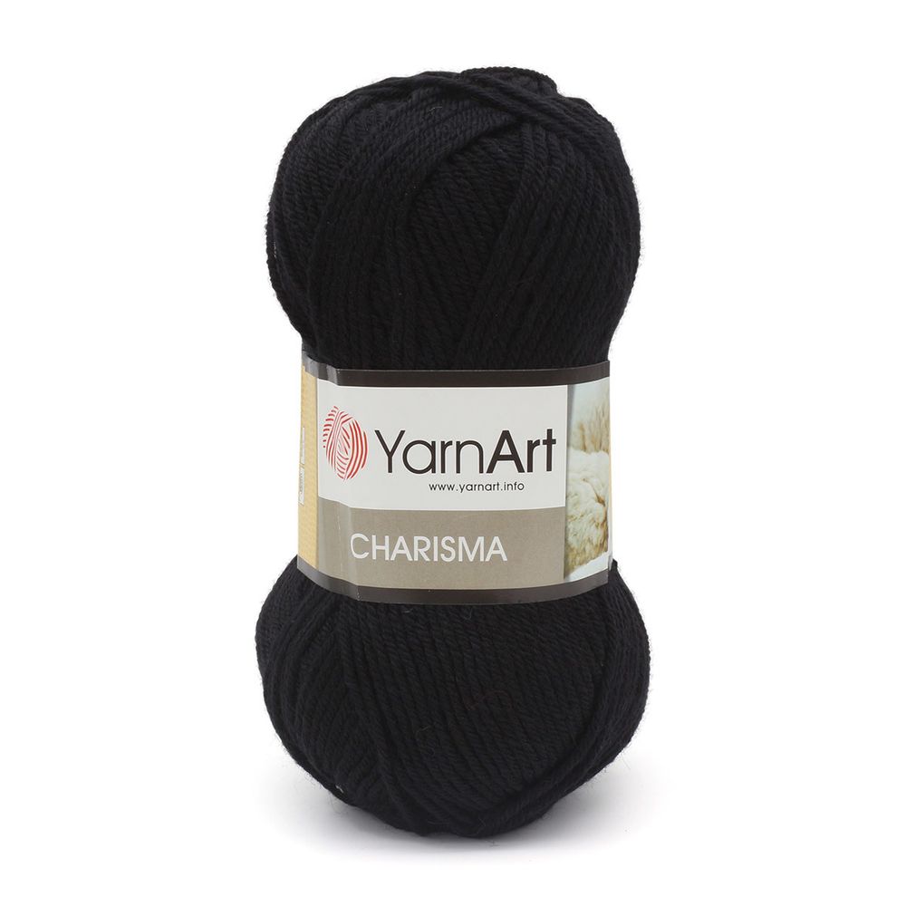 Пряжа YarnArt (ЯрнАрт) Charisma / уп.5 мот. по 100 г, 200м, 585 черный