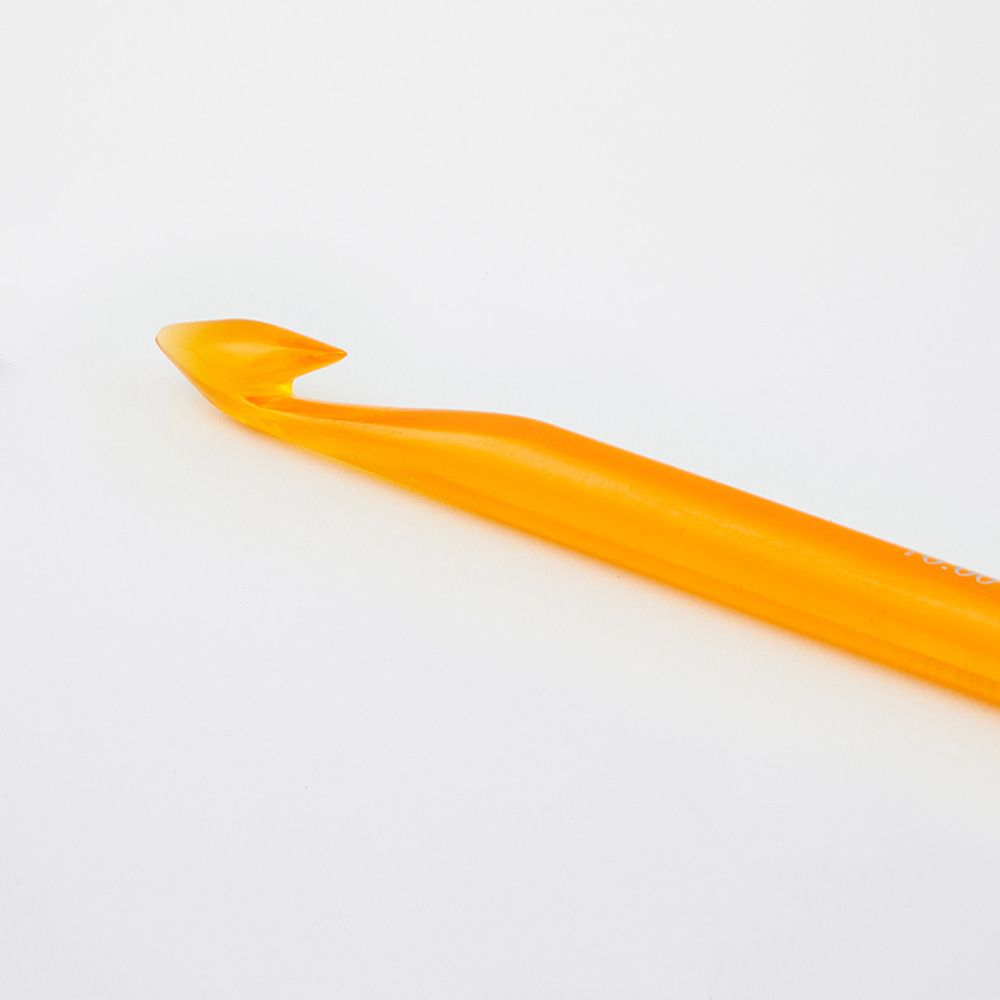 Крючок Knit Pro Trendz 10 мм, акрил, оранжевый, 51288