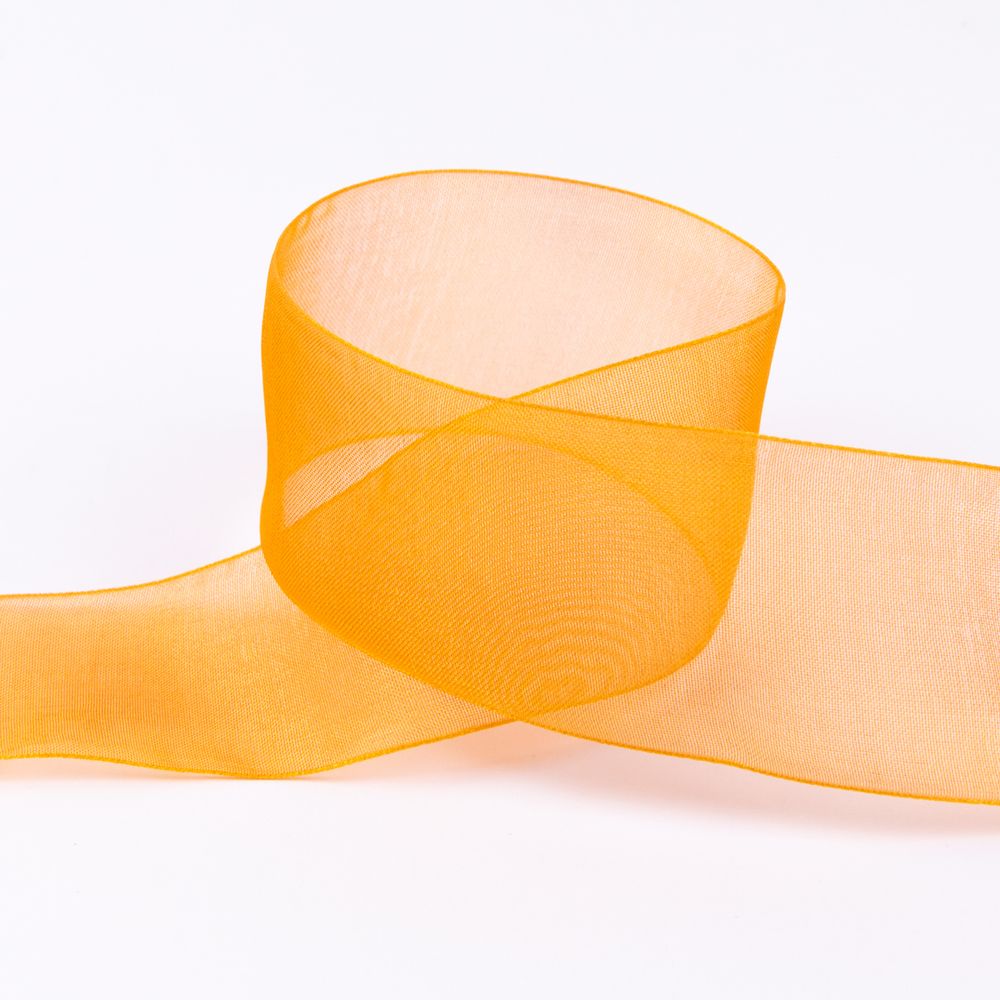 Лента капроновая (органза) 38.0 мм / 22.8±1 метра, 103 коричневый, Blitz OR-38