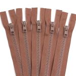 Молния трактор Arta Т6 (6 мм) 2 зам., разъем., 75 см, цв. 072 бежевый, уп.5 шт