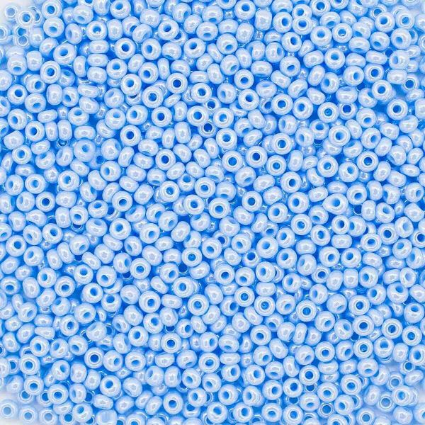 Бисер Preciosa 10/0 (2.3 мм), 100 г (5х20 г), непрозрачный с покрытием, цв. 38000