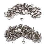 Хольнитены двухсторонние ⌀9 мм, h=11 мм, (мат/ник.), 100 шт