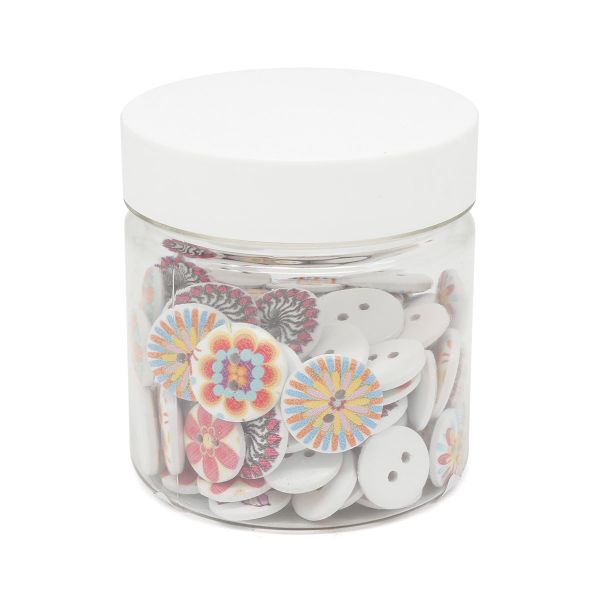 Украшения декоративные пуговицы деревянные Ассорти №2, 15-18 мм, 100 шт