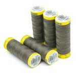 Нитки отделочные Gutermann Deco Stitch 70, 70м, 727 дымчато серо-зеленый, 5 катушек