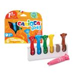 Фломастеры Teddy Marker 6 цв, 6 шт, ассорти 42815, Carioca Baby