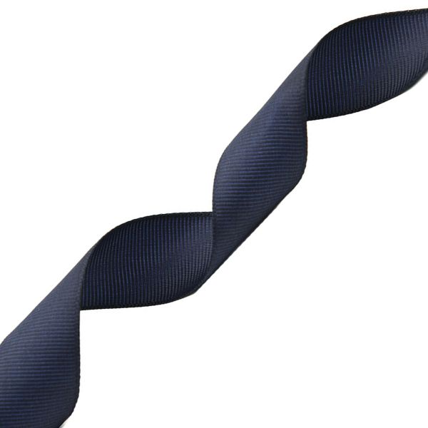 Лента репсовая (в рубчик) 25.0 мм, 159 индиго, уп.18,28 м