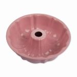 Форма металлическая круглая для кекса ⌀24 см, розовый, S-Chief FPC-0040