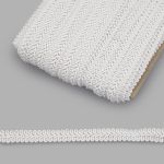 Тесьма отделочная Шанель 13 мм, 25 м, SR001 белый