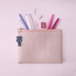 Алмазная (кристальная) мозаика Фрея ALVF-005, брелок Фиолетовый мишка, 5.5х6.5 см