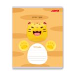 Тетрадь ученическая школьная A5+ 12 л. на скобе 65 г/м², белизна 100%, 25 шт, клетка, 000697 Глазастики, Светоч 12ТЕТк-001