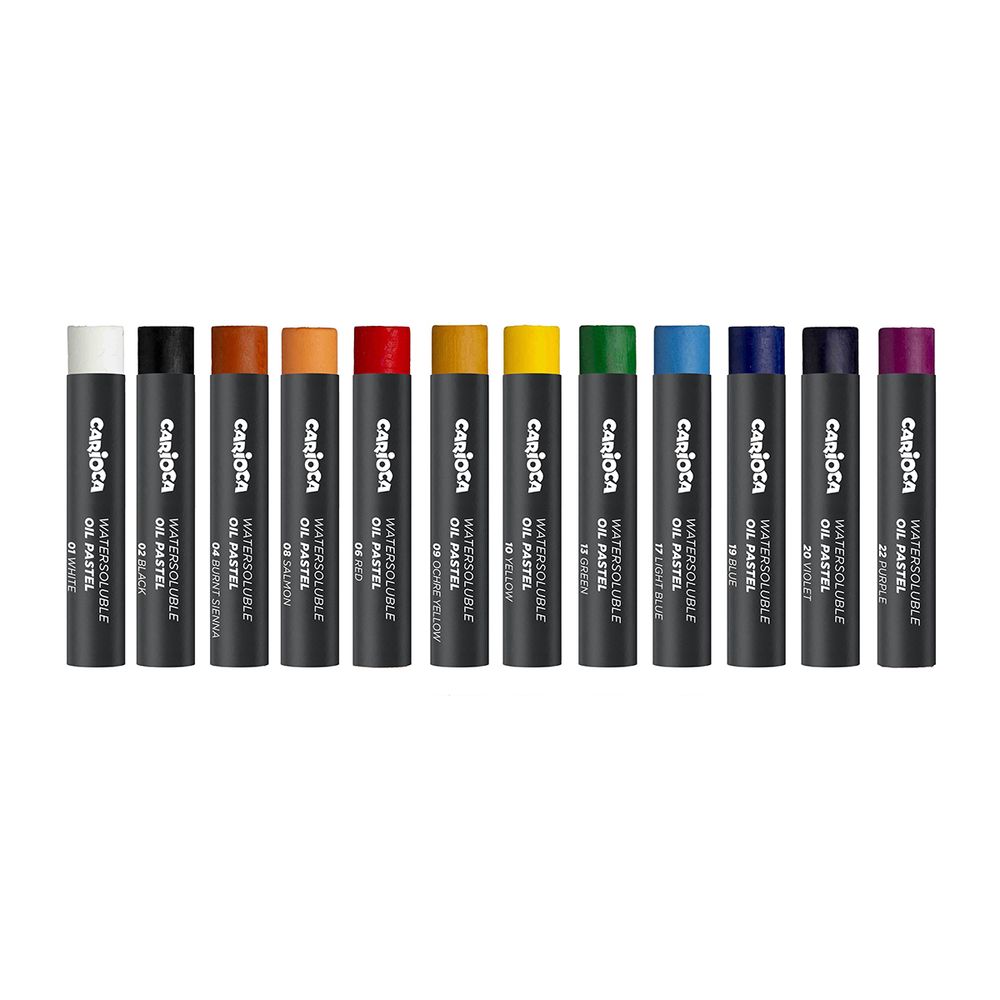 Набор водорастворимой масляной пастели 12 цв, Carioca Plus 45214