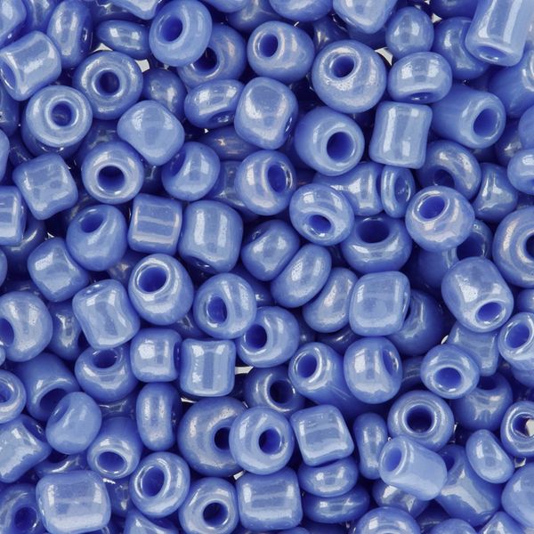 Бисер Zlatka 8/0, 100 г (10х10 г), №0123B синий, GR