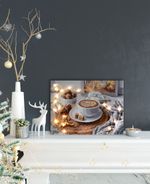 Картина по номерам Фрея, со светодиодами Ароматный кофе, 40х30 см