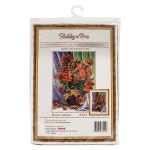 Набор для вышивания нитками Hobby&Pro, Букет маков, 24,5х35 см