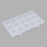 Контейнер для хранения мелочей 17.4х10.6х2.6 см, 15 штук в боксе