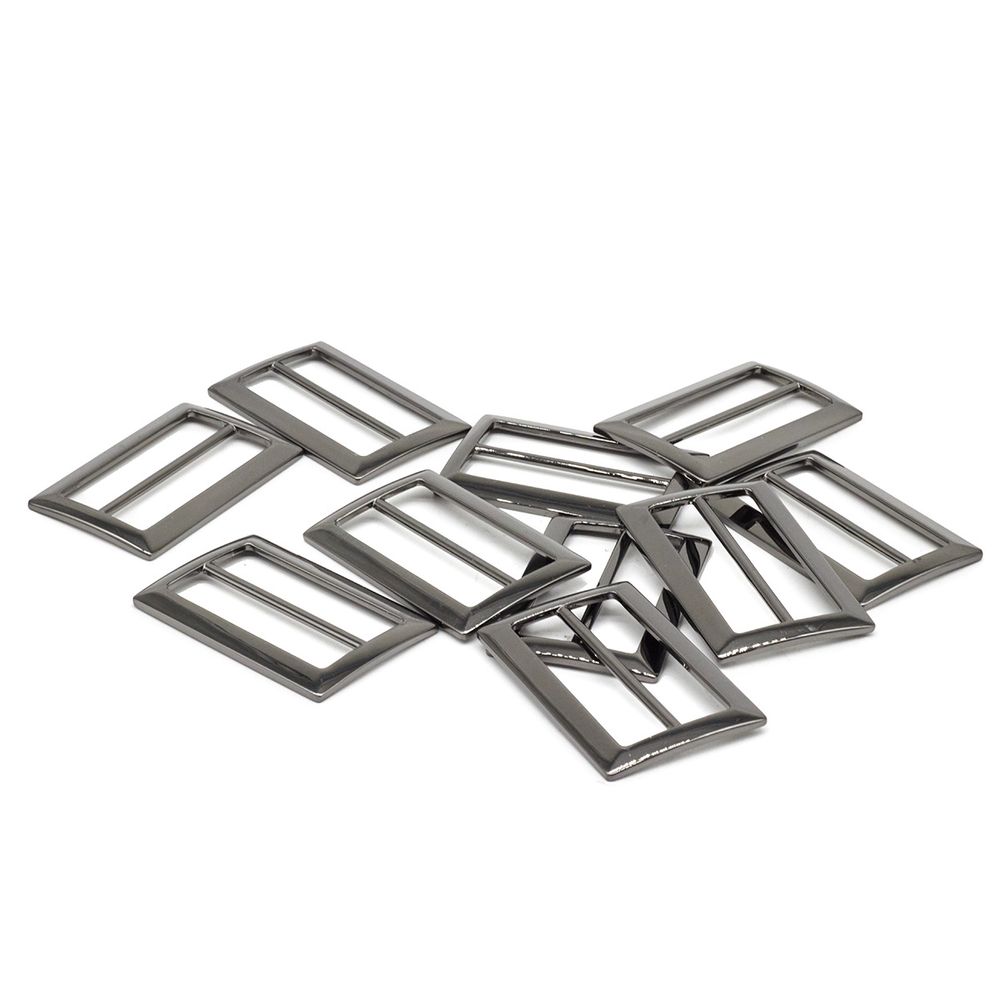 Пряжка регулировочная металл 45 мм, чер.никель ГР, 6905, 10 шт, BIG