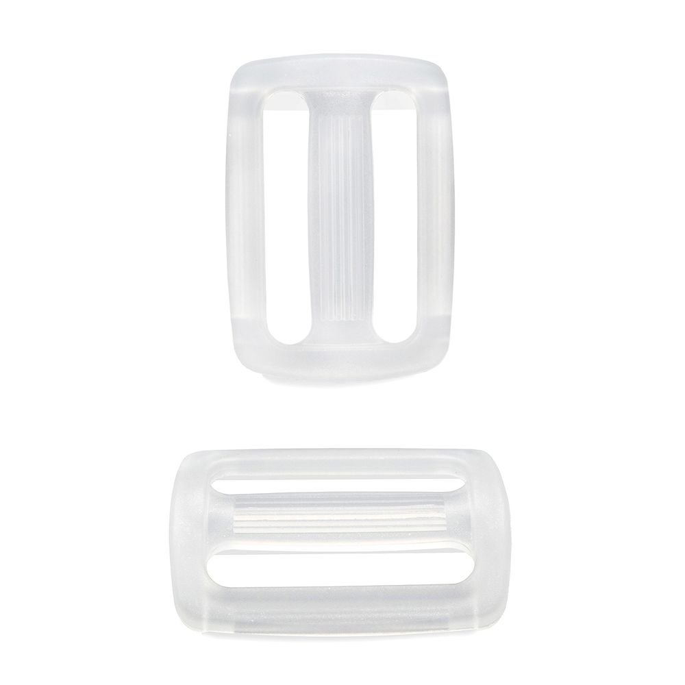 Пряжка, ПП, прозрачный, 30 мм, 100 шт