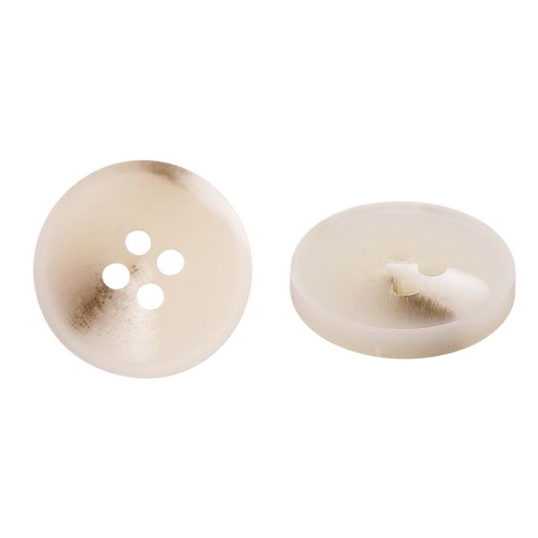 Пуговицы 4 прокола 28L=18 мм, пластик, col. C Молочный, 72 шт, CN2836
