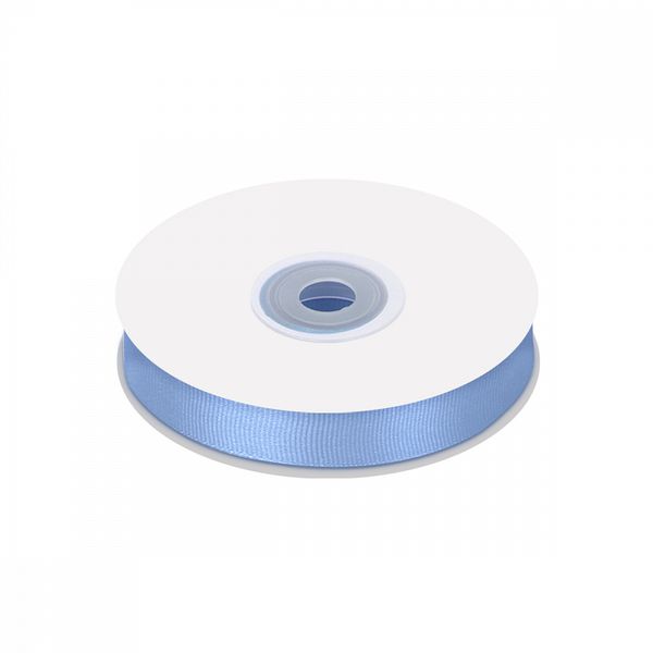 Лента репсовая (в рубчик) 15.0 мм / 22.8±1 метра, S351 голубой, Magic4Hobby