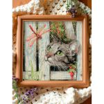 Набор для вышивания нитками Риолис, Ты кто? 20х20см