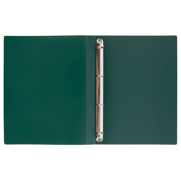 Папка на 4 О-кольцах A4 700 мкм 25 мм, 4 шт, d-17 мм, изумрудный new EC211400110, Expert Complete