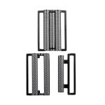 Пряжка-застежка 50.5 мм (внешн. 56х39 мм), 4 шт, чер.никель, BIG