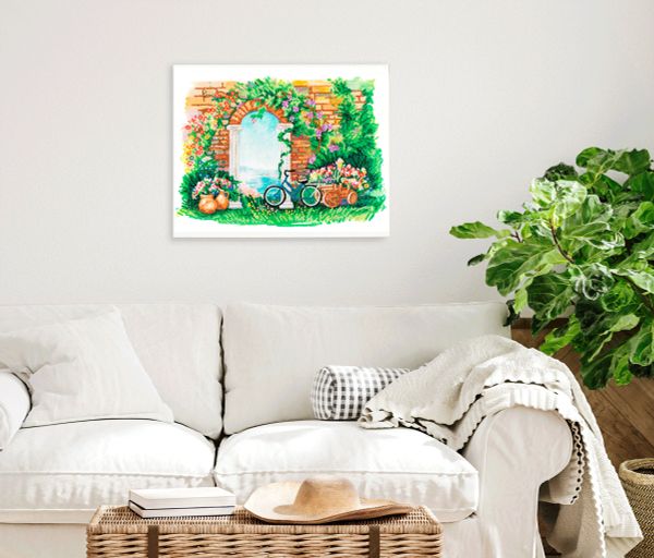 Алмазная (кристальная) мозаика Фрея, на подрамнике Прованс, 40х30 см