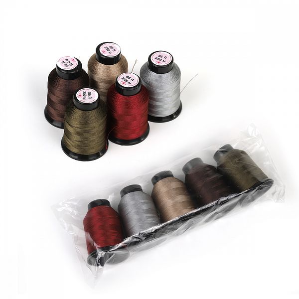 Швейные нитки (набор) 86Л обувные 250 м, уп.5 катушек ассорти 2