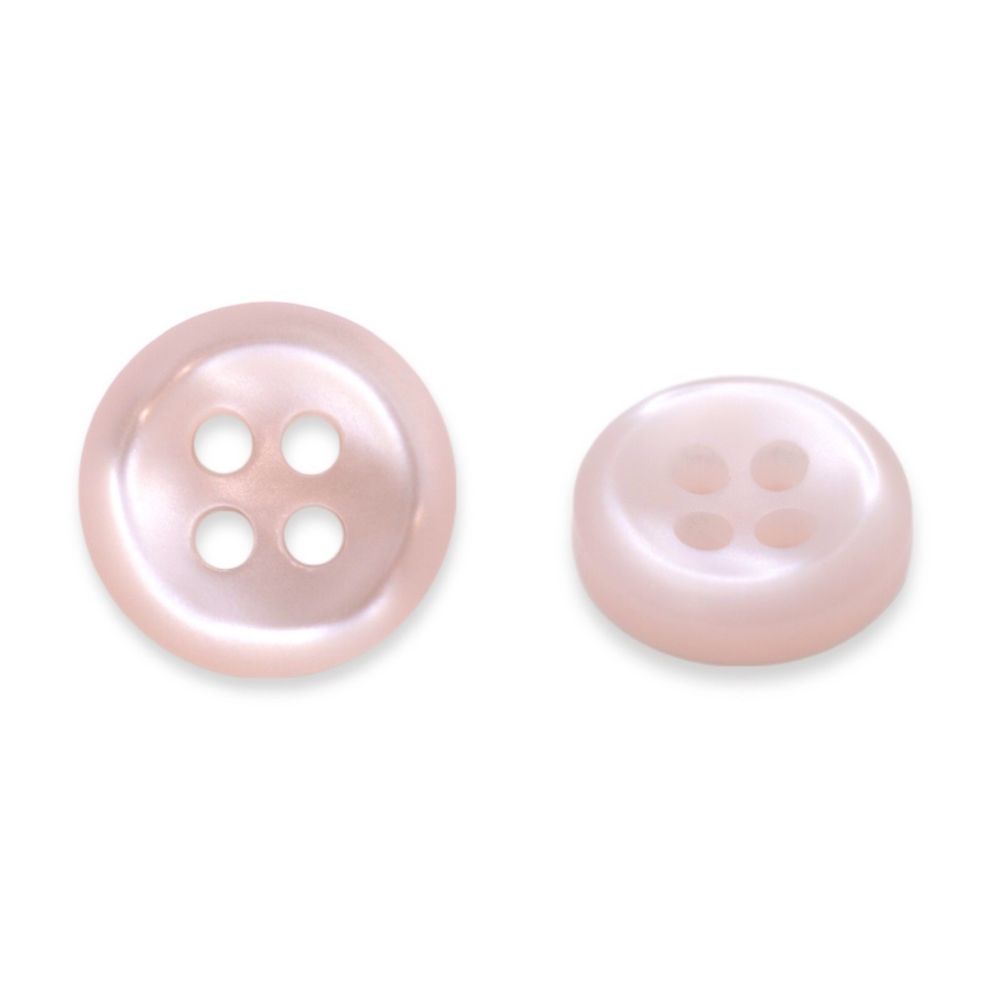 Пуговицы 4 прокола 17L (10,5мм), пластик (col.07 розовый), 72 шт, CN 2801