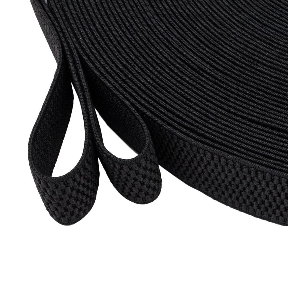 Резинка для подтяжек (помочная) 25.0 мм / 25 метров, 15.75 г/п.м., 580 черный, 6123-9389