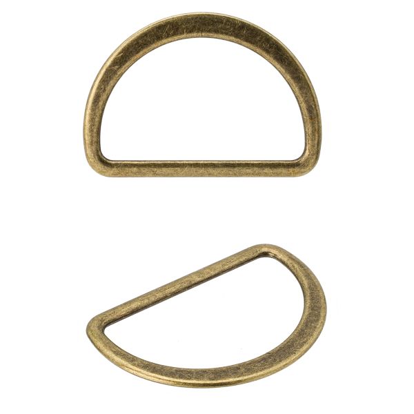 Полукольцо литое металл плоское 40мм, бронза, ГНУ14467, 20 шт