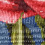 Алмазная (кристальная) мозаика Cristyle, Пион, 30х40 см