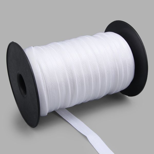 Резинка бельевая (бретелечная) 15.0 мм / 50 метров, белый, (ML207.015)