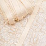 Резинка бельевая (бретелечная) 14.0 мм / 25 метров, шампань