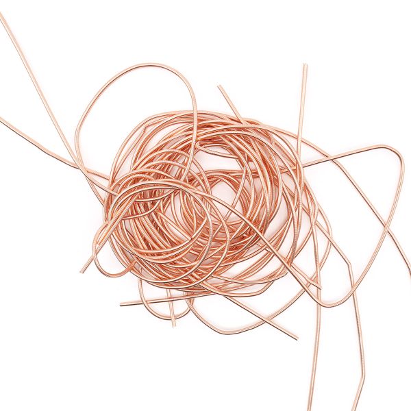 Канитель гладкая глянцевая Персиковый 1 мм 5 грамм ± 1 гр, КА012НН1