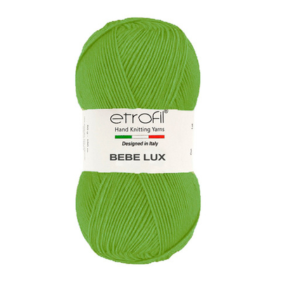 Пряжа Etrofil (Этрофил) Baby Lux / уп.5 мот. по 100 г, 250м, 70445 зеленый