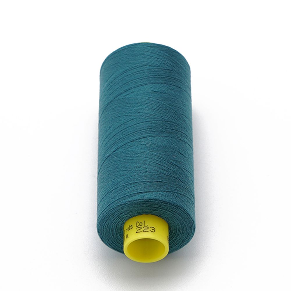 Нитка особо тонкая Gutermann Mara №150 (150/2), 1000 м, 713953, цв. 223 лазурно-бирюзовый, 1 катушка