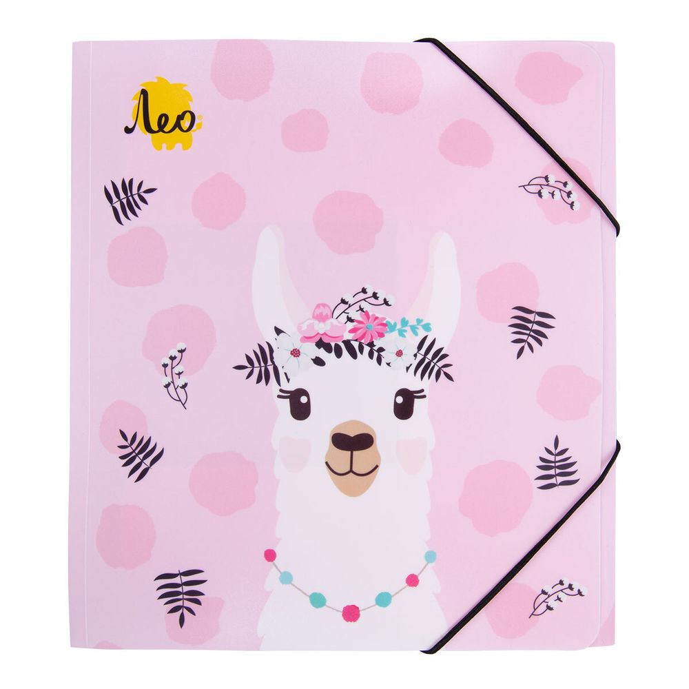 Папка на резинке A5 LRF-07 450 мкм 25 мм, песок, 6 шт, 01-Лама, Лео LRF-07