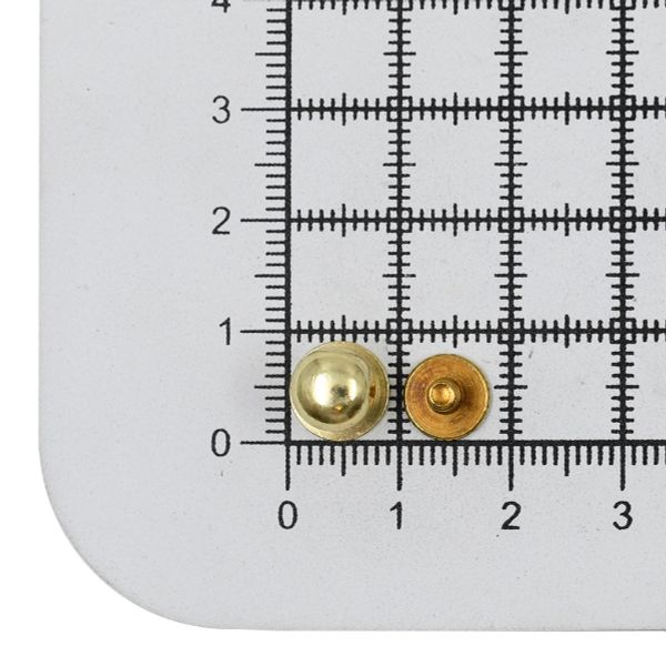 Винт кобурный металл ⌀7,5 мм золото, металл, 20 шт