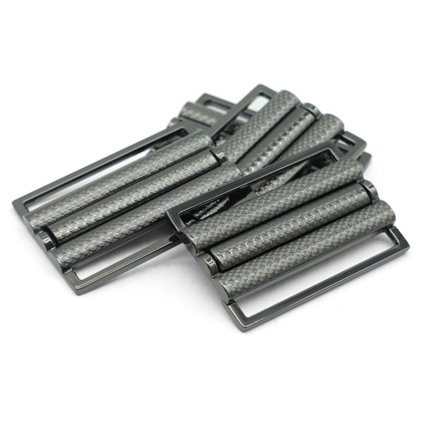 Пряжка-застежка 50.5 мм (внешн. 56х39 мм), 4 шт, чер.никель, BIG