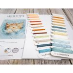 Набор для вышивания нитками LetiStitch L9931, Время веселых игр 18х24см