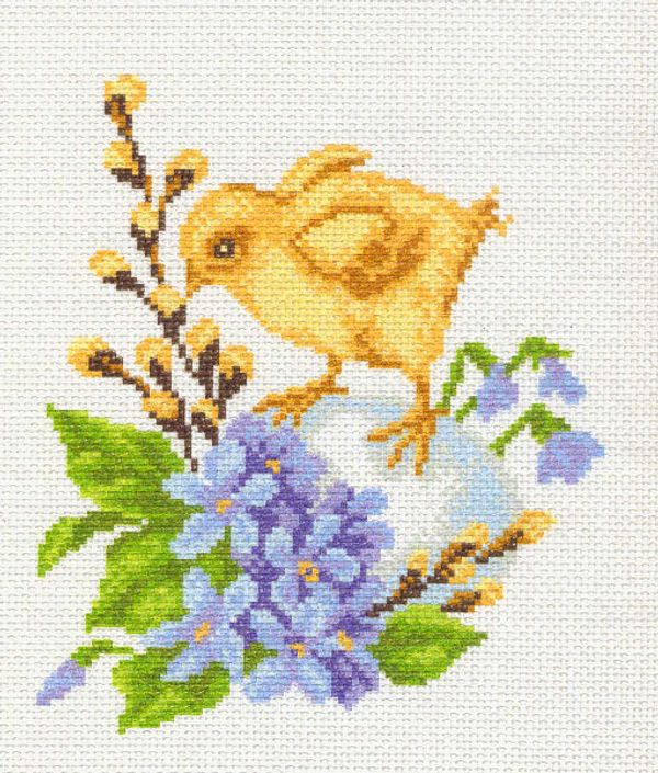 Рисунок на канве Матренин Посад 28х37 - 1039-1 Цыпленок