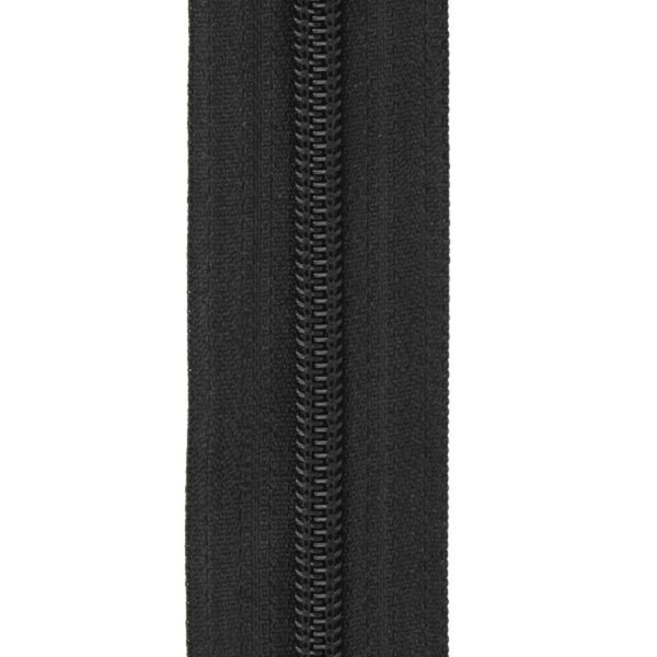 Молния рулонная спираль (витая) Т5 (5 мм) / 200 метров, 310 черный, Gamma