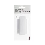 Лента контактная липучка фасовка (велкро) пришивная 25 мм / 5 шт по 25 см, белый, Gamma LG-25, ПАРА (крючок+петля), качество "B"