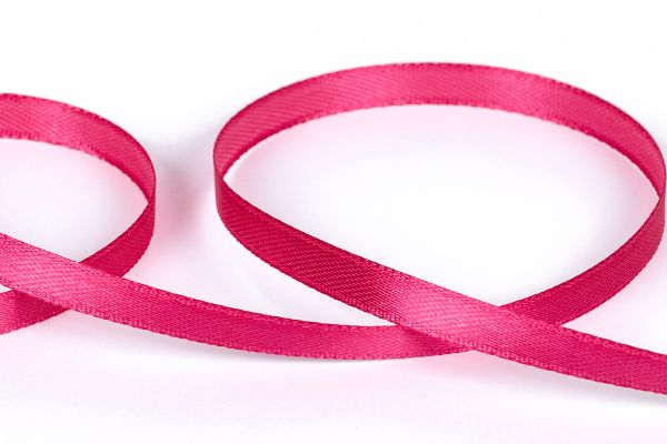 Лента атласная 1-сторонняя 6.0 мм / 33±2 метра, №523L(18-2042) красный, Gamma