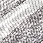 Фатин на шпульке средней жесткости, 100% нейлон, 150 мм, 02 черный, 22,86м, Gamma FTN/R