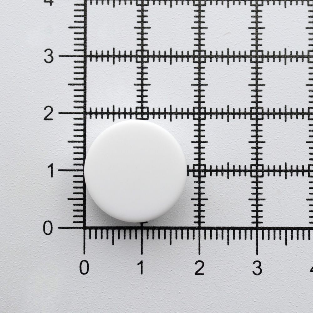 Пуговицы на ножке 28L (18мм), пластик (White (белый матовый)), 72 шт, CN K-33