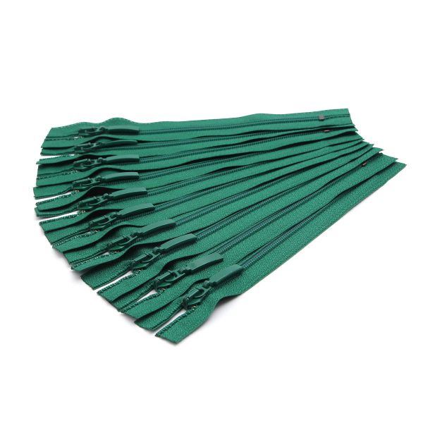 Молния спираль (витая) Arta Т5 (5 мм) 1 зам., н/раз., 18 см, цв. 529 зеленый, уп.10 шт