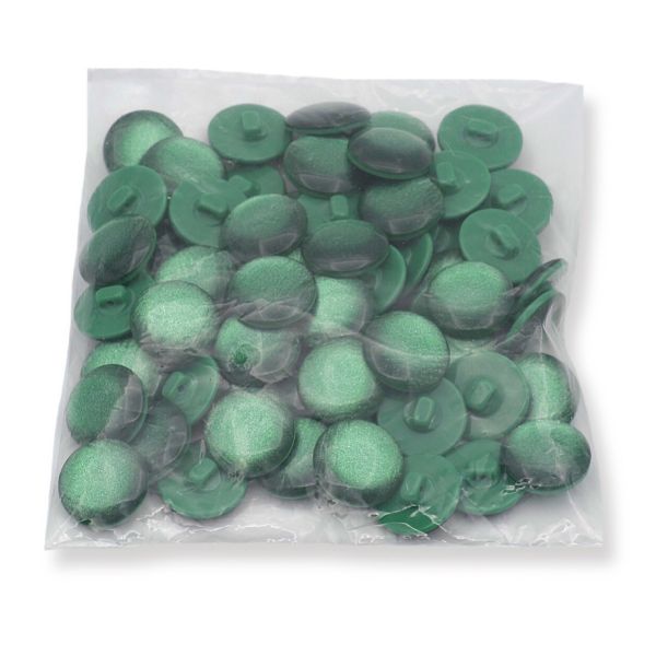 Пуговицы на ножке 32L (20мм), пластик (col.15 т.зеленый), 72 шт, CR P-45